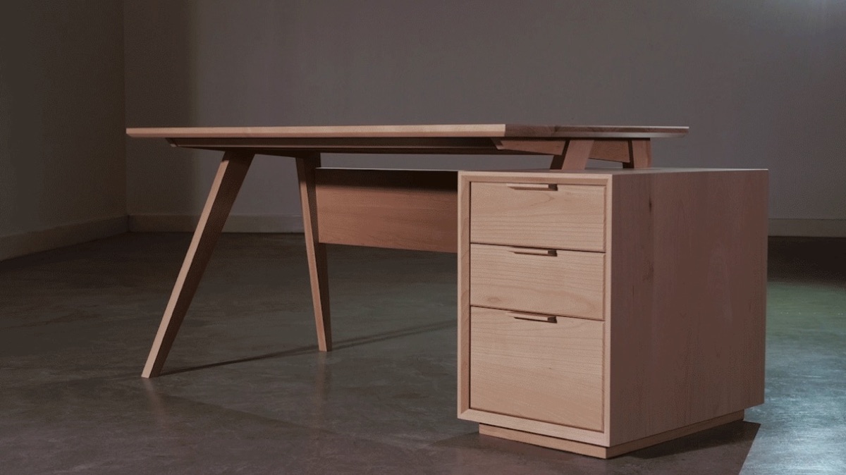 The Langston — Custom Executive Desk by Frontline Crafted